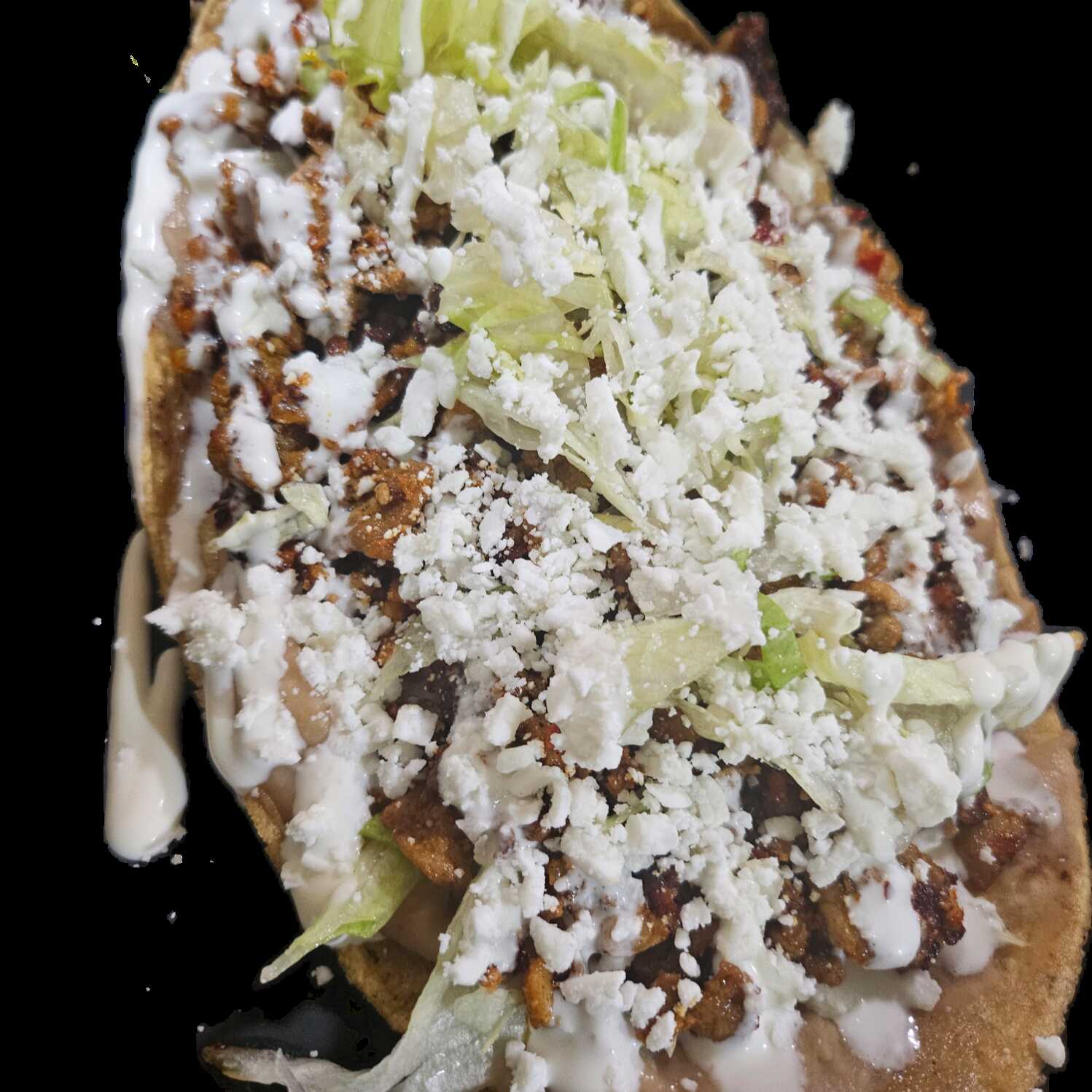 Huarache Campechano (Bistec con Longaniza)