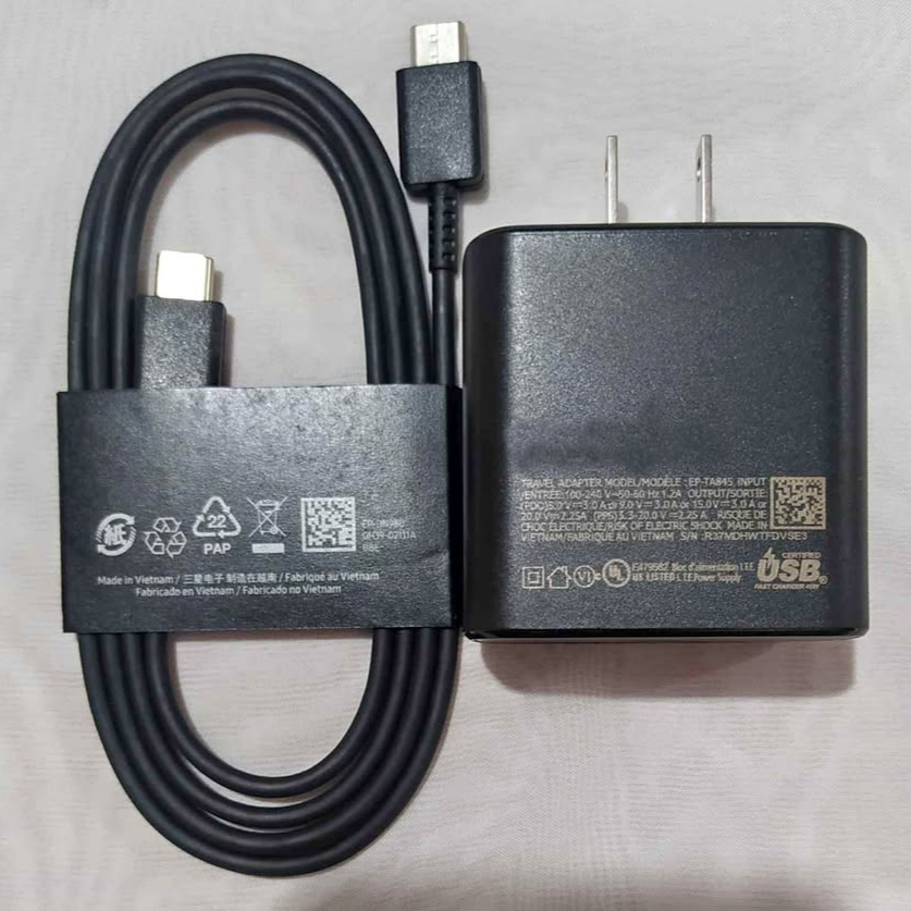 Cargador Rapido Tipo C a C Samsung 45w