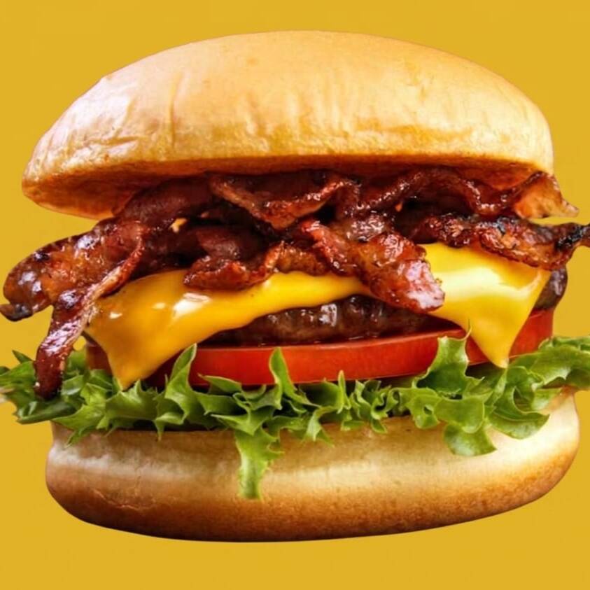 Hamburguesa con Tocino TX En Promocion