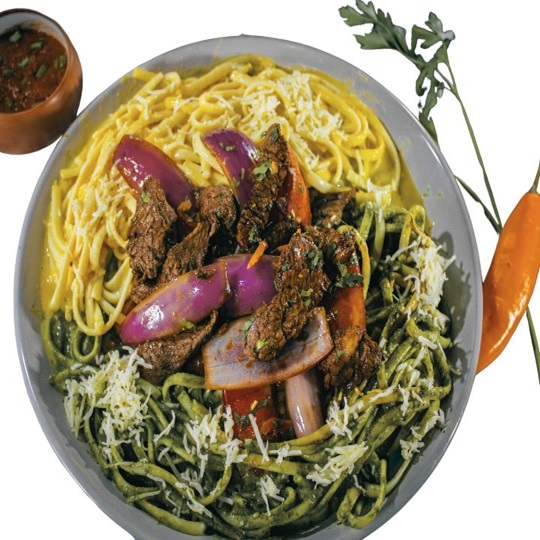 Lomo Saltado, Tallarines Verdes y Tallarín