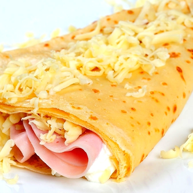 Crepa de Queso Manchego con Jamón