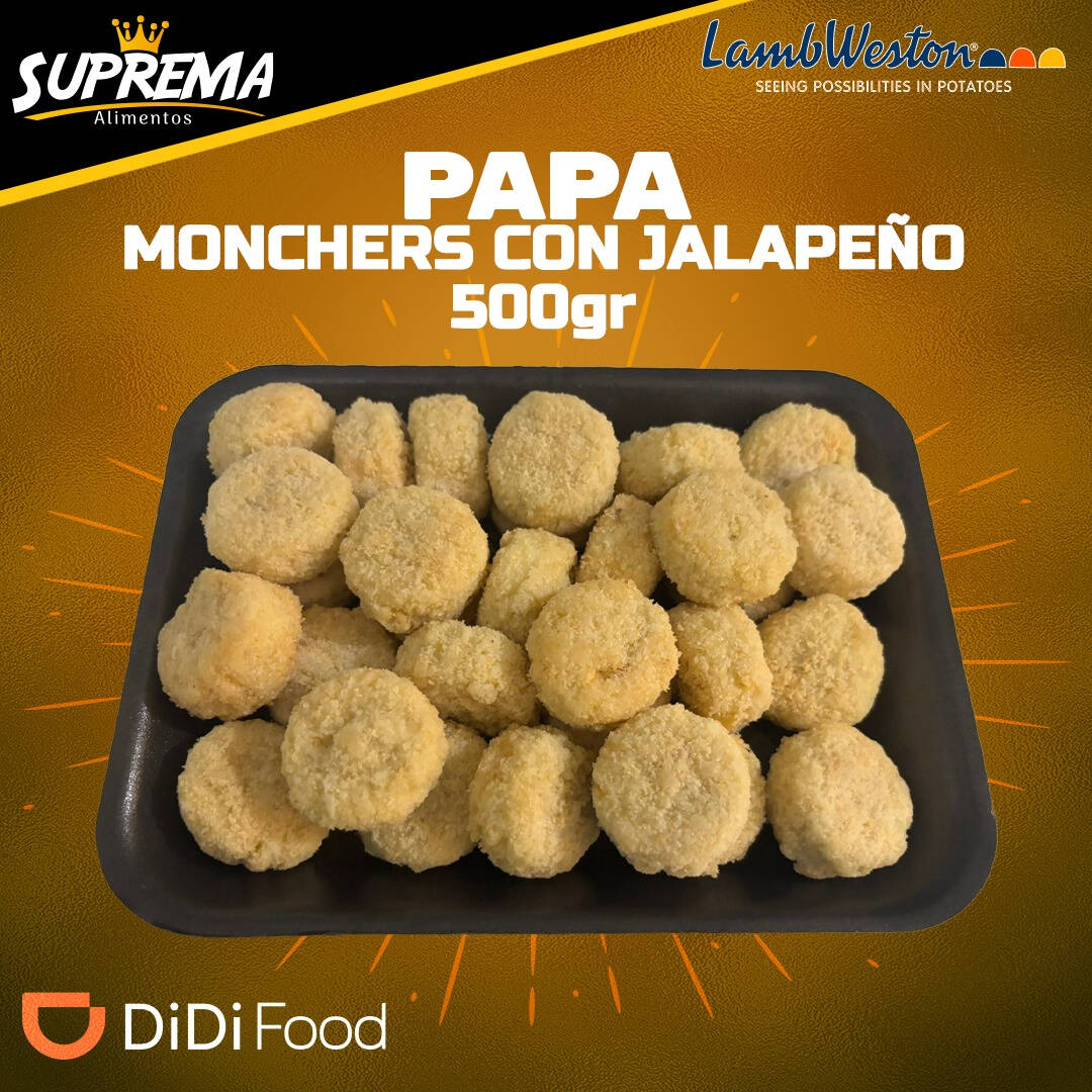 Papa Monchers con Jalapeño 500 gr