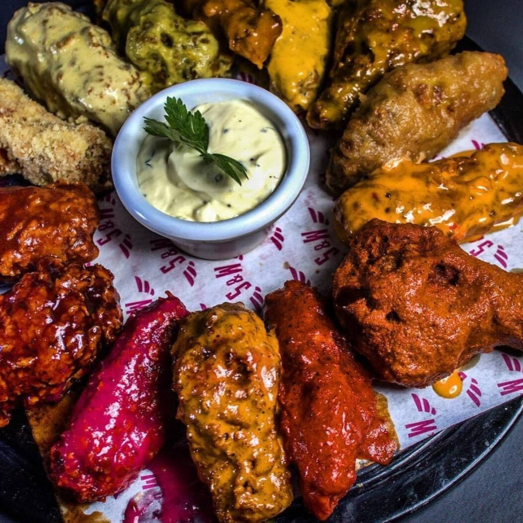 Wings x 6 más papas