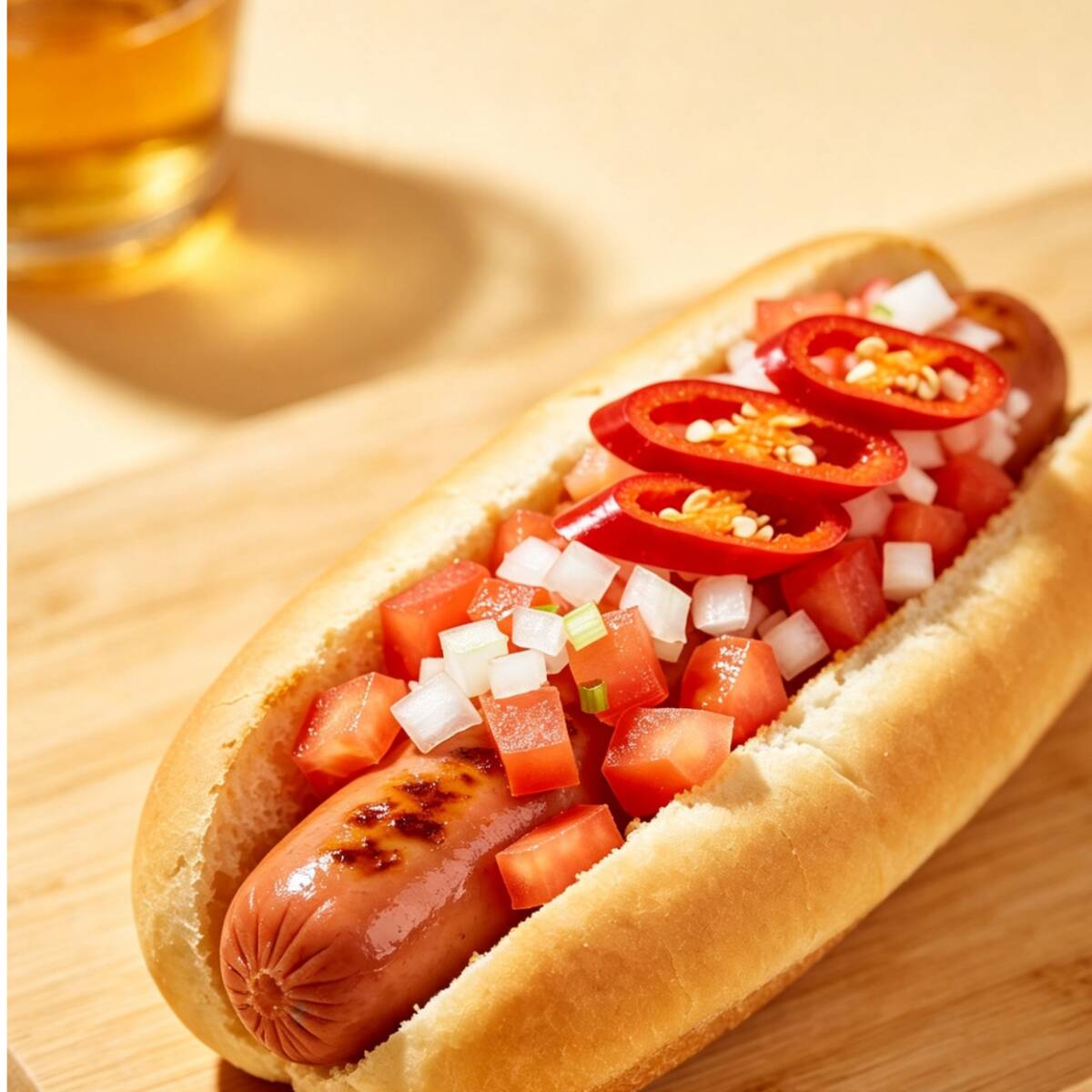 Hot-Dog con Tocino