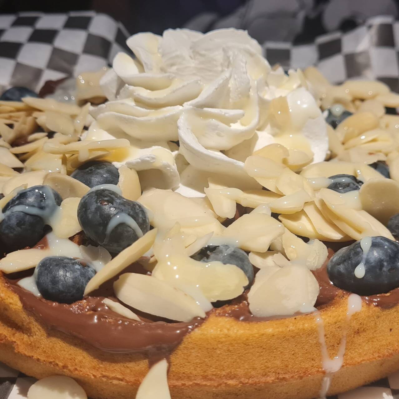 Waffle Blueberry Almond