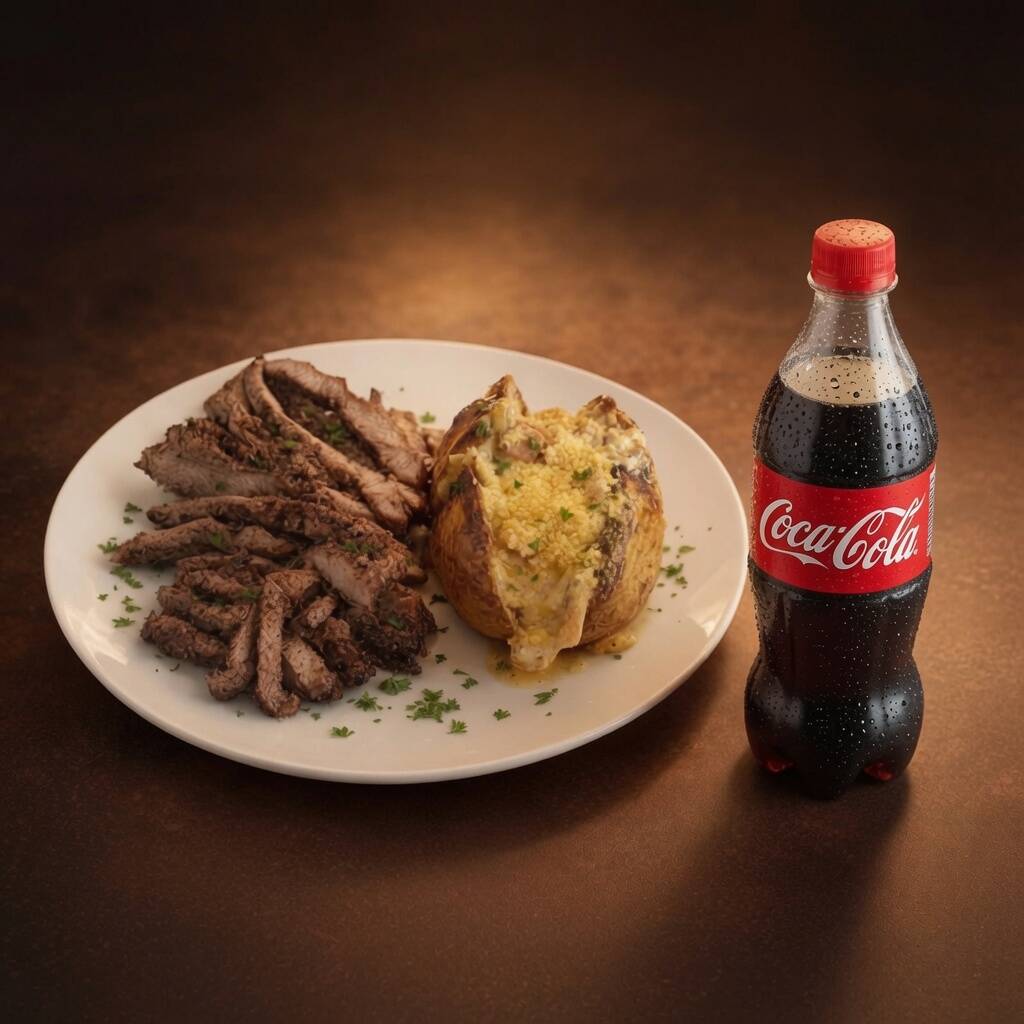 1/4 DE ARRACHERA + 1 COCA COLA 500 ML