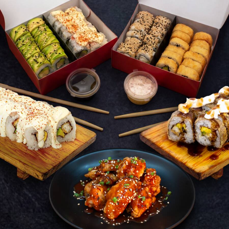 60 Makis y 6 Alitas