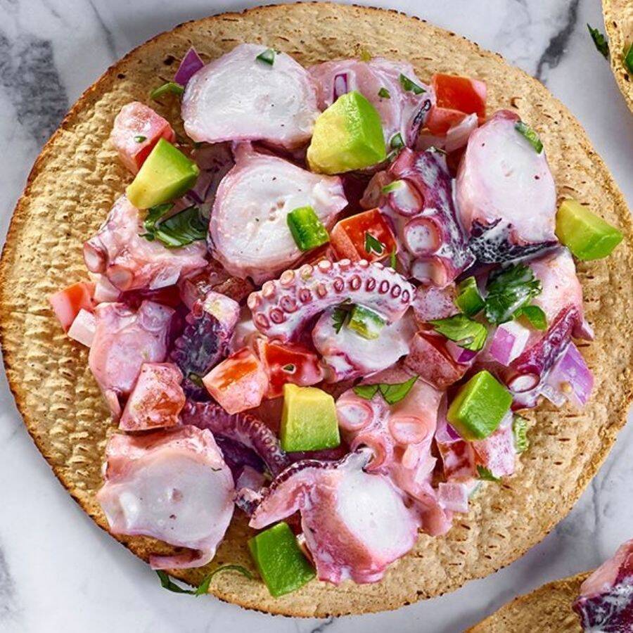 Tostada de Pulpo
