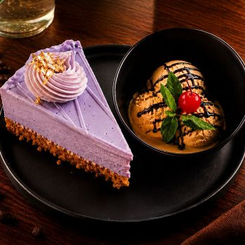 Taro Cheesecake Rebanada *nuevo*
