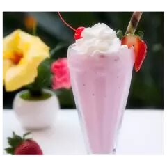 Malteada de Fresa
