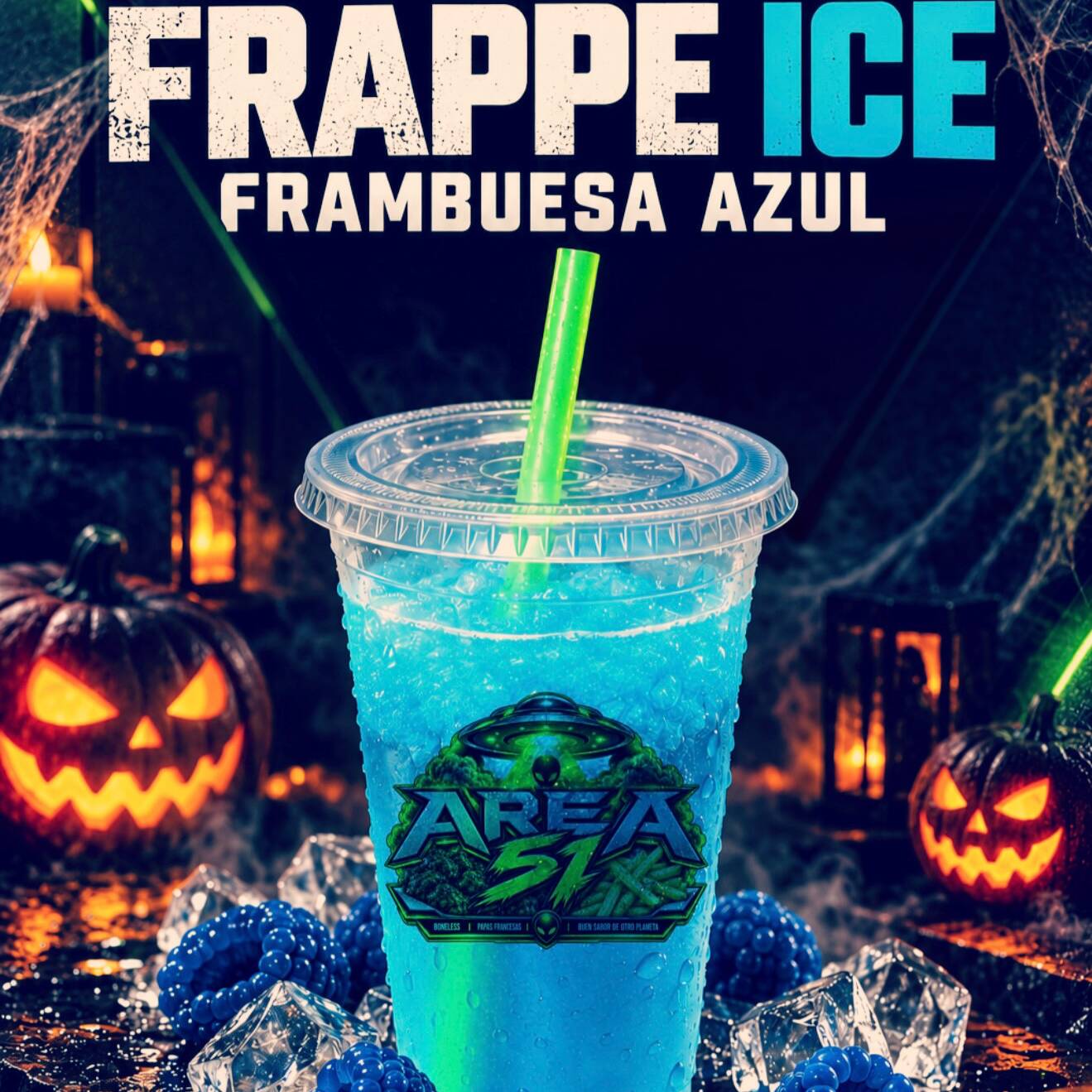 Frappé ICE Frambuesa Azul