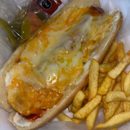 Hot Dog Pizzero De 3 Quesos Jumbo