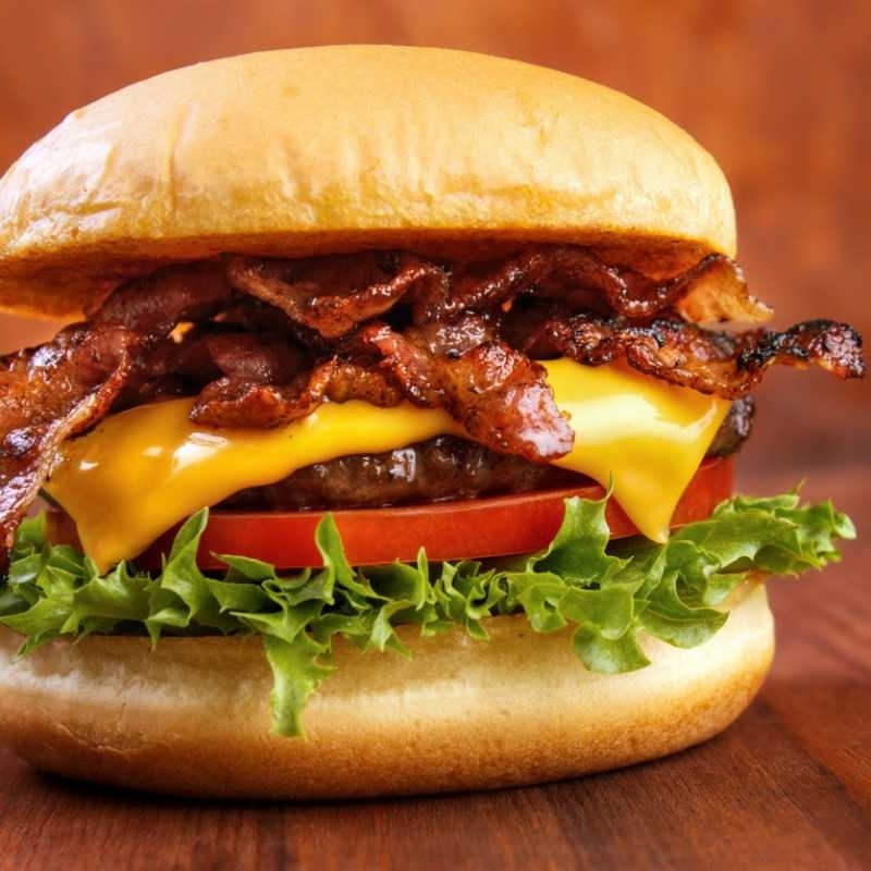 Hamburguesa con Tocino