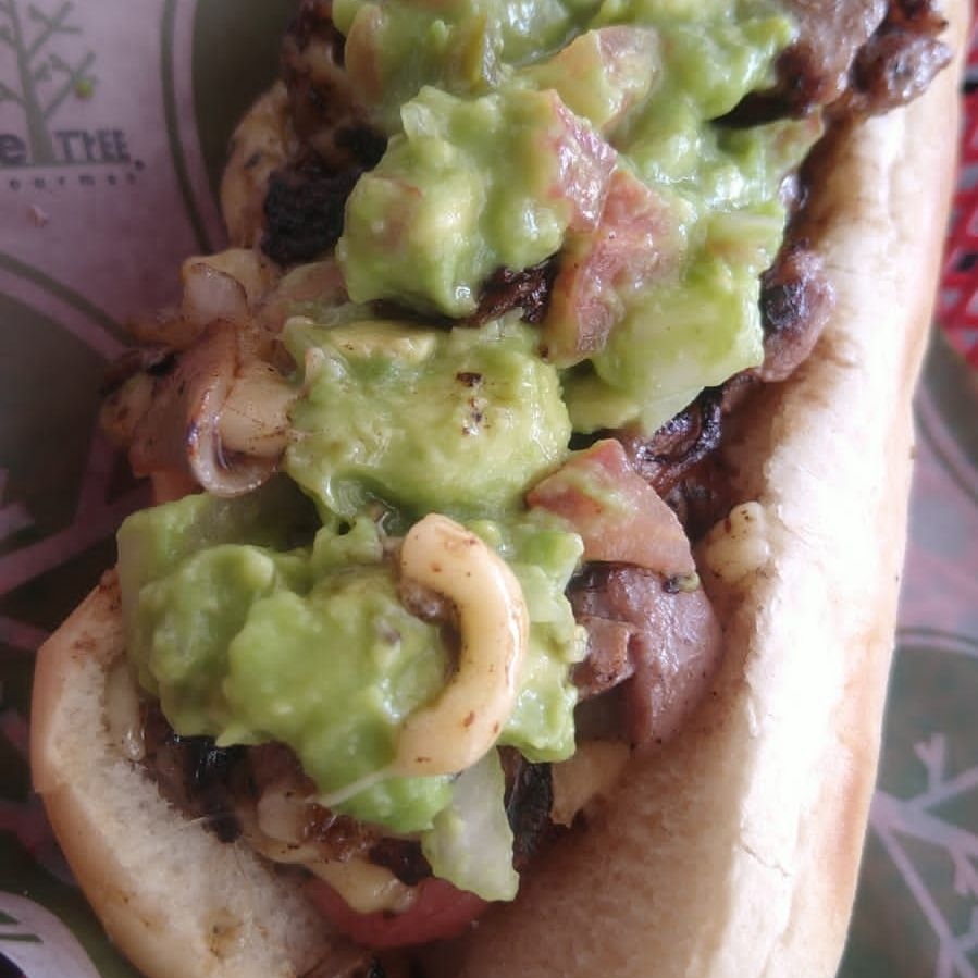 Hot dog con arrachera