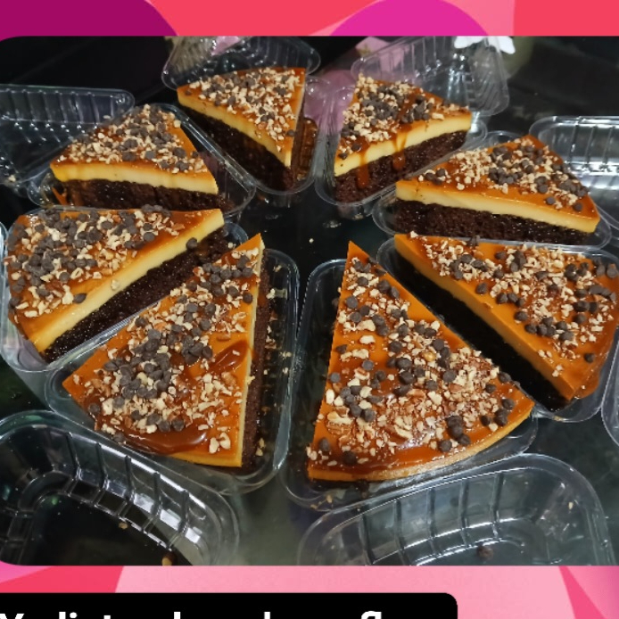 Rebanada de Chocoflan