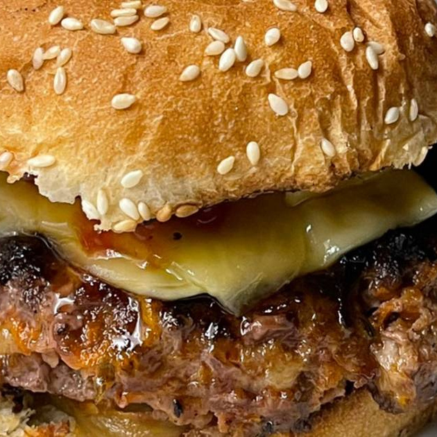 Hamburguesa Doble Carne BBQ