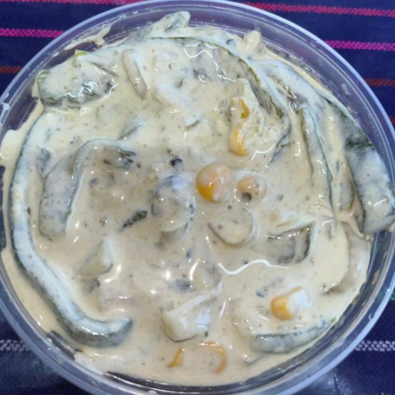 Rajas Con Crema 1/4 KG