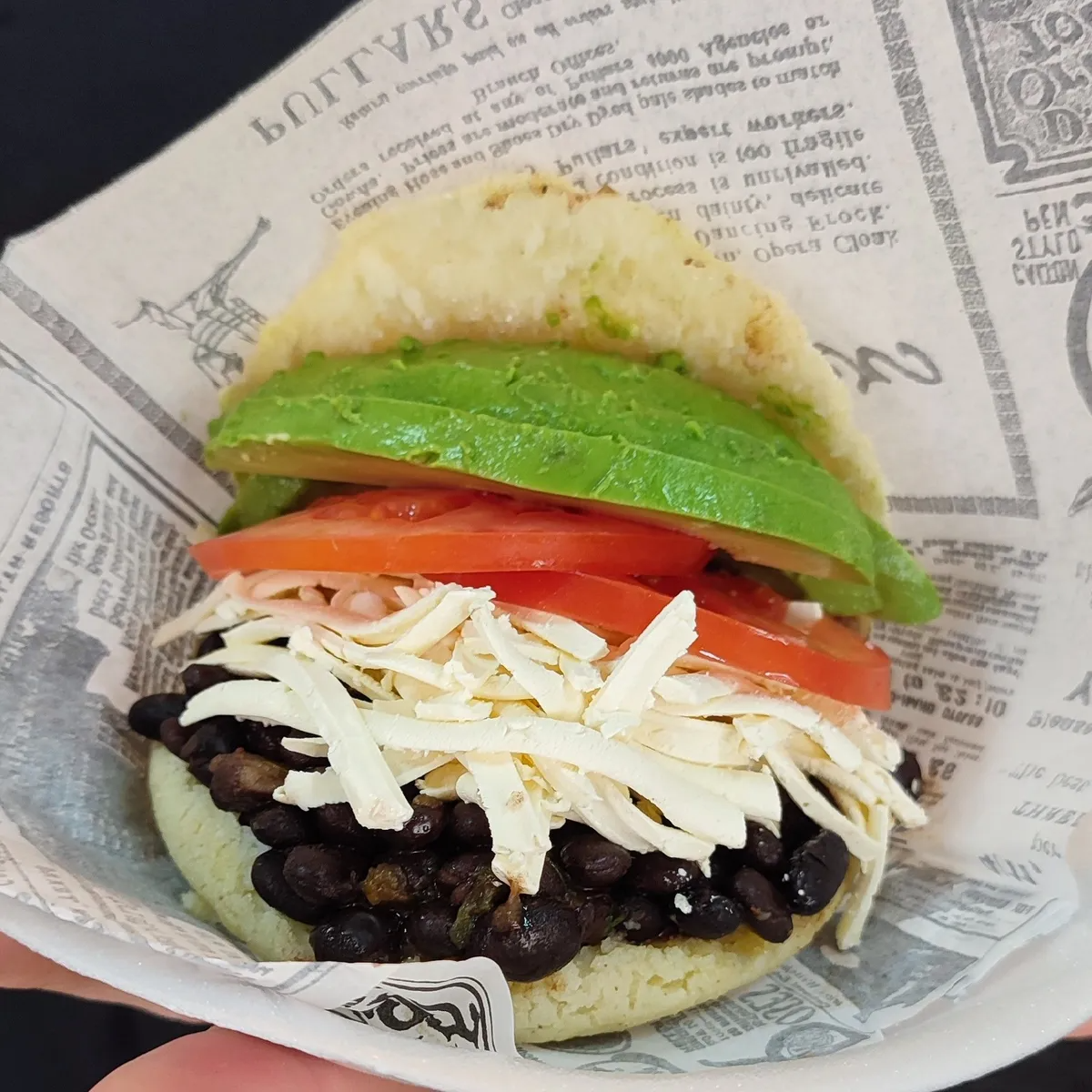 AREPA VEGETARIANA