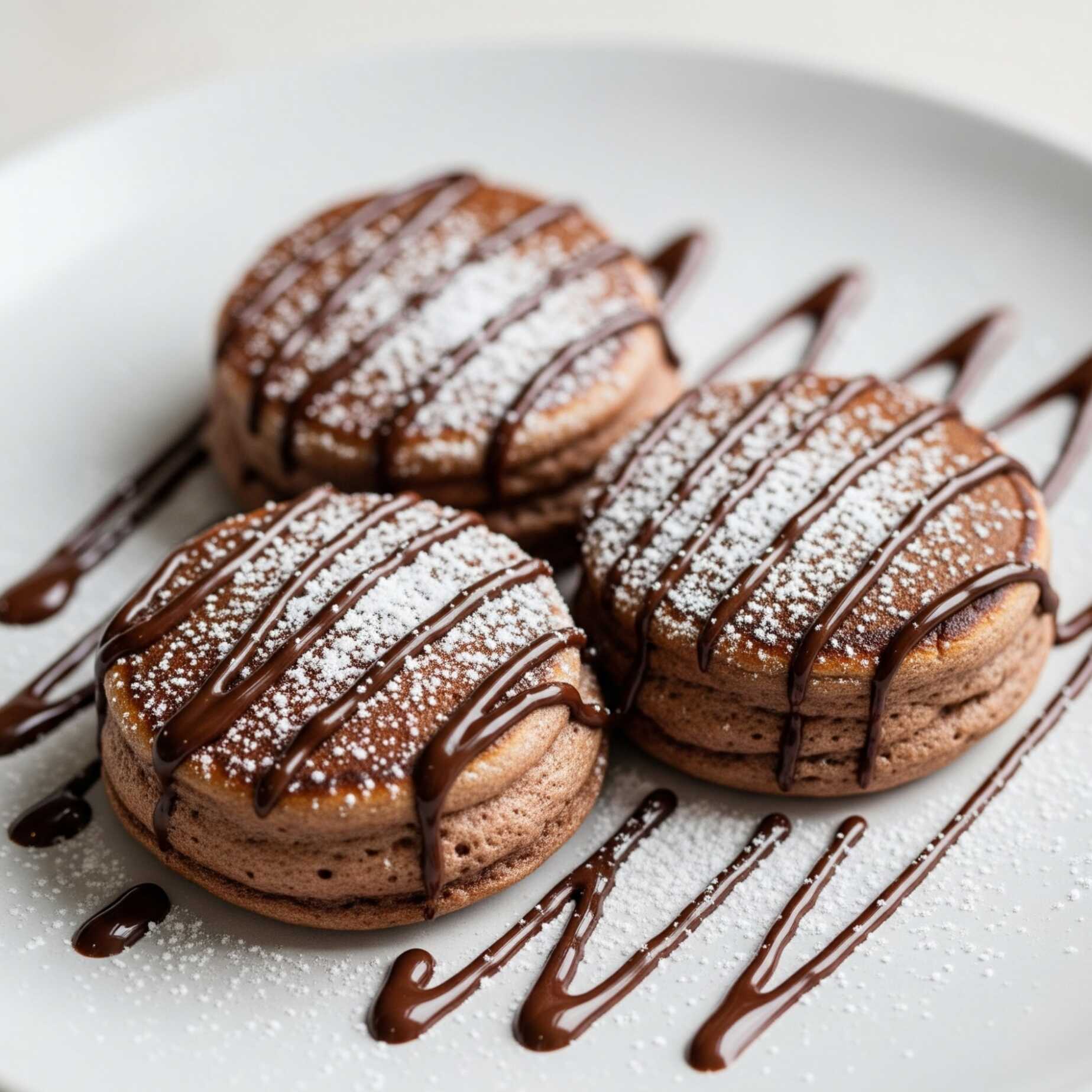 Mini Hot Cakes de Chocolate