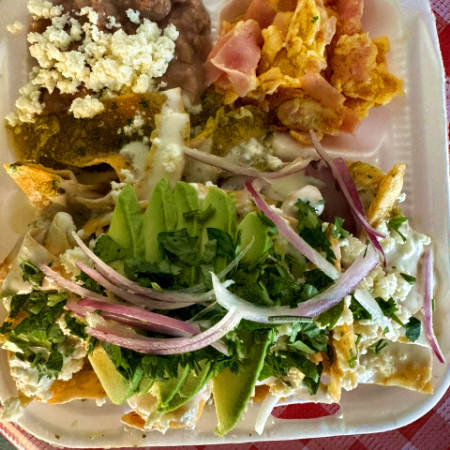 Orden Chilaquiles Verdes