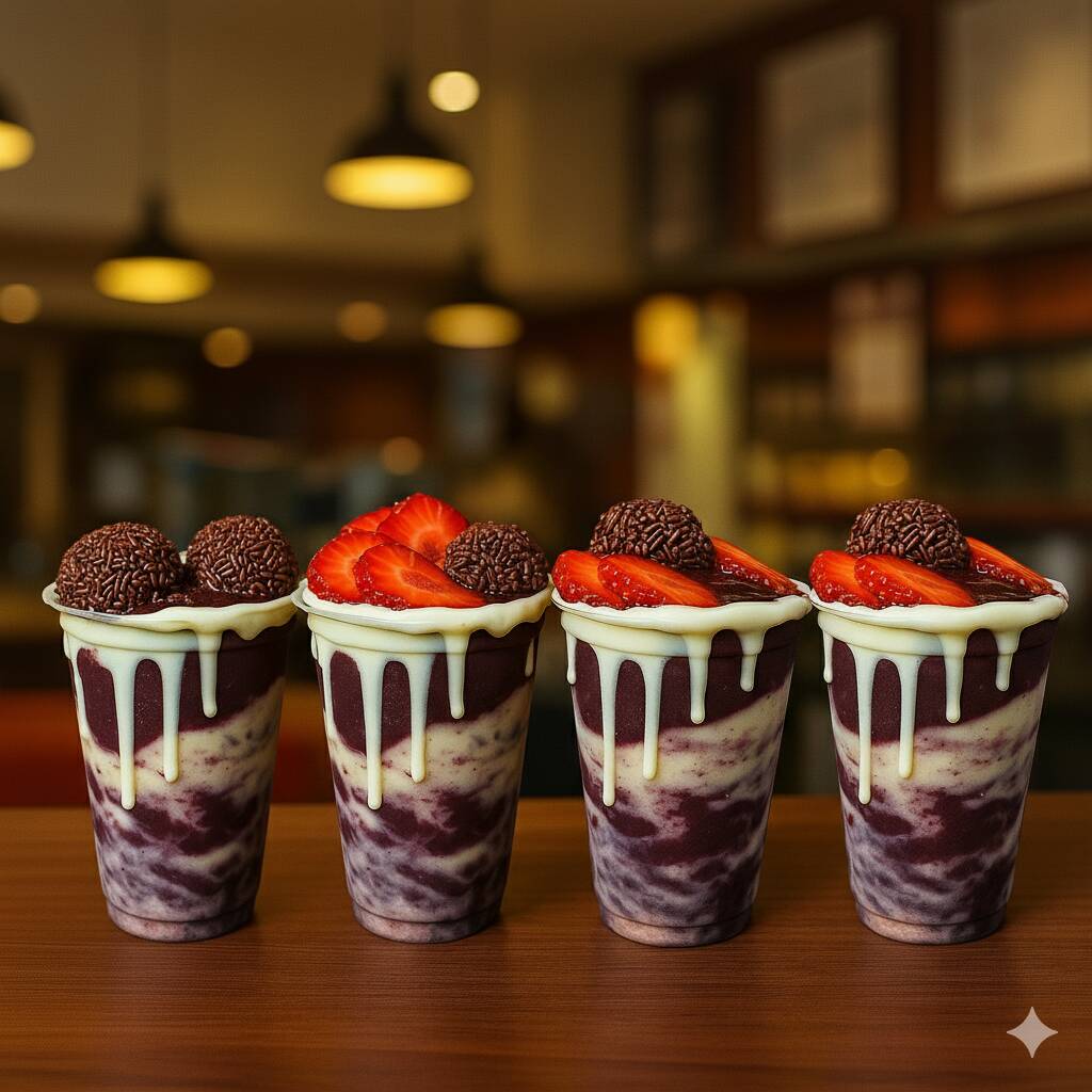 Cada como contem um copo gemeo identico ao outro