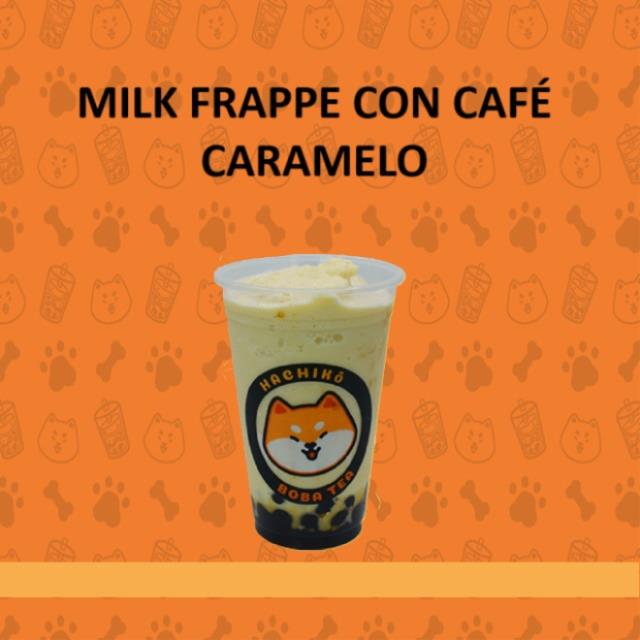 MILK FRAPPE CON CAFÉ CARAMELO