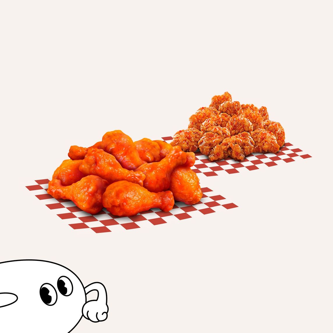 Alitas 10 pzs y/o Boneless 500 gr