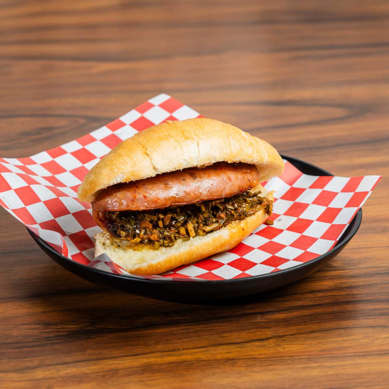 Choripán con Queso