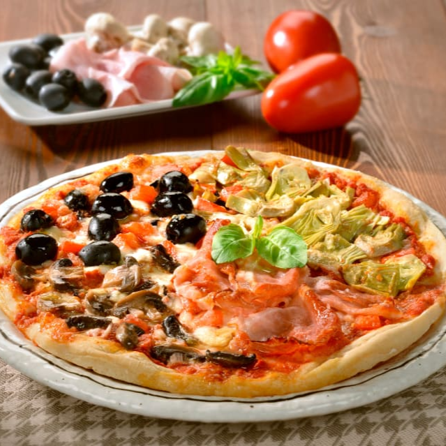 Quattro Stazioni (Pizza Mediana)