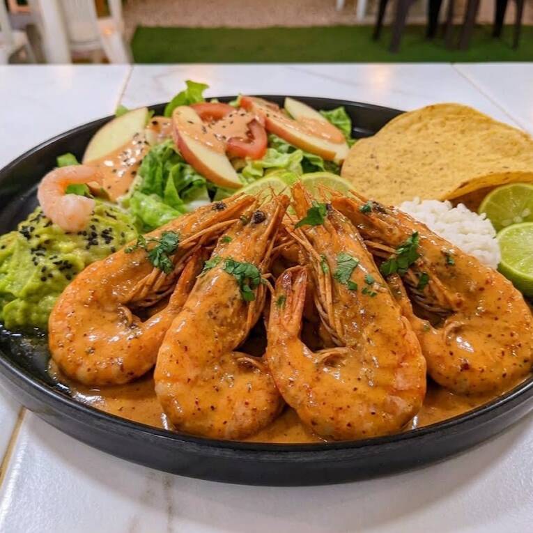 Camarones a la Crema de Chipotle