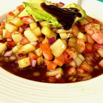 Ceviche de Camarón Cocido