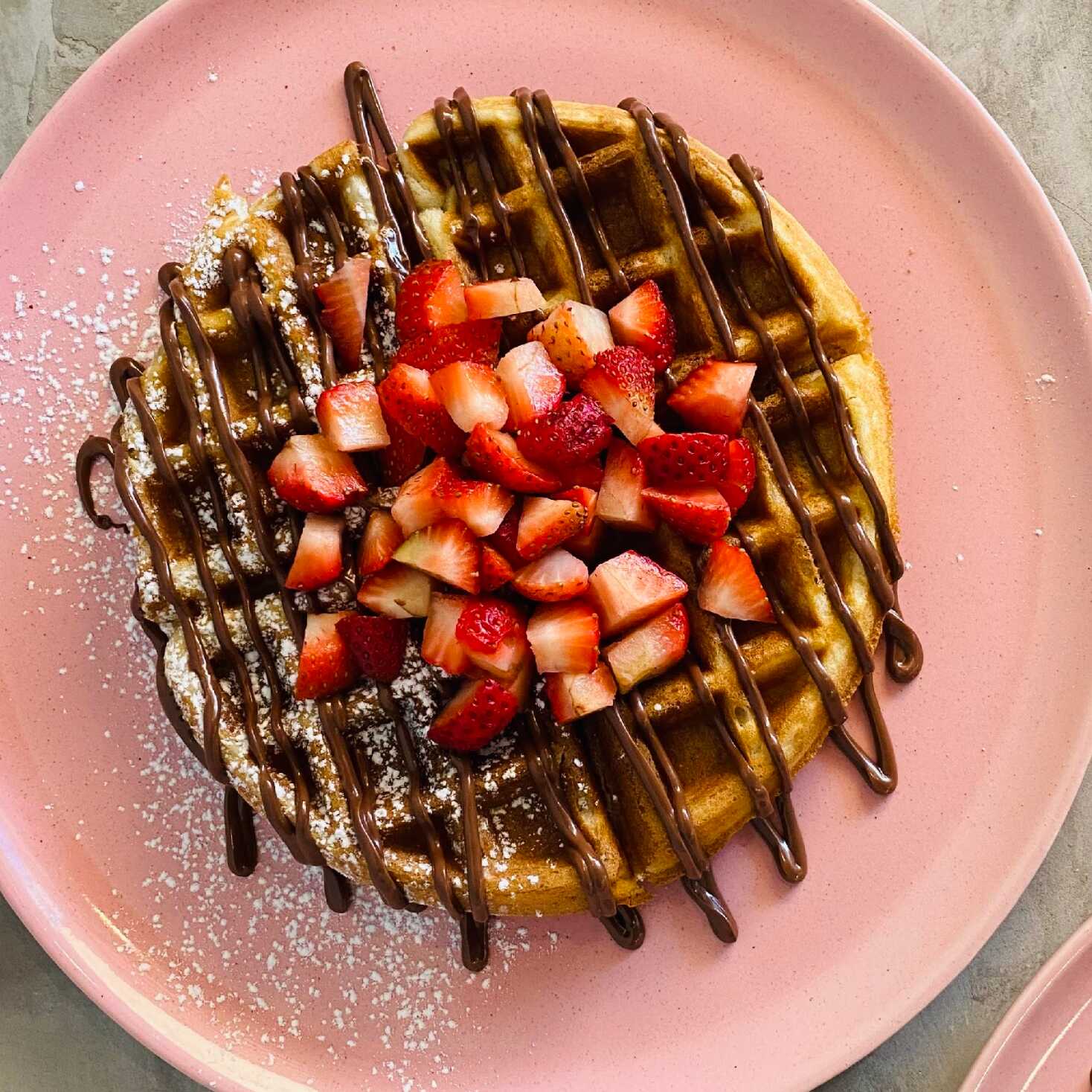 Waffle Nutrella Fresa