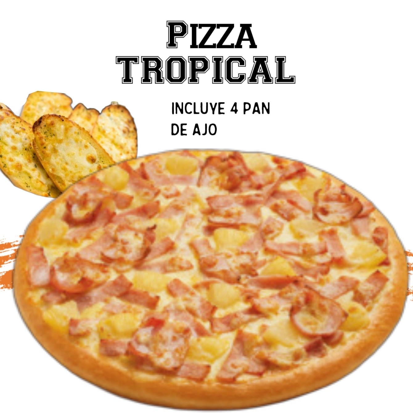 Pizza Tropical Media Luna