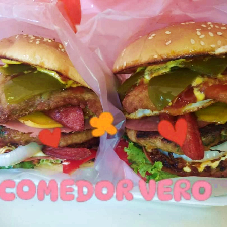 HAMBURGUESA CUBANA, con Aprox 890gms APROX