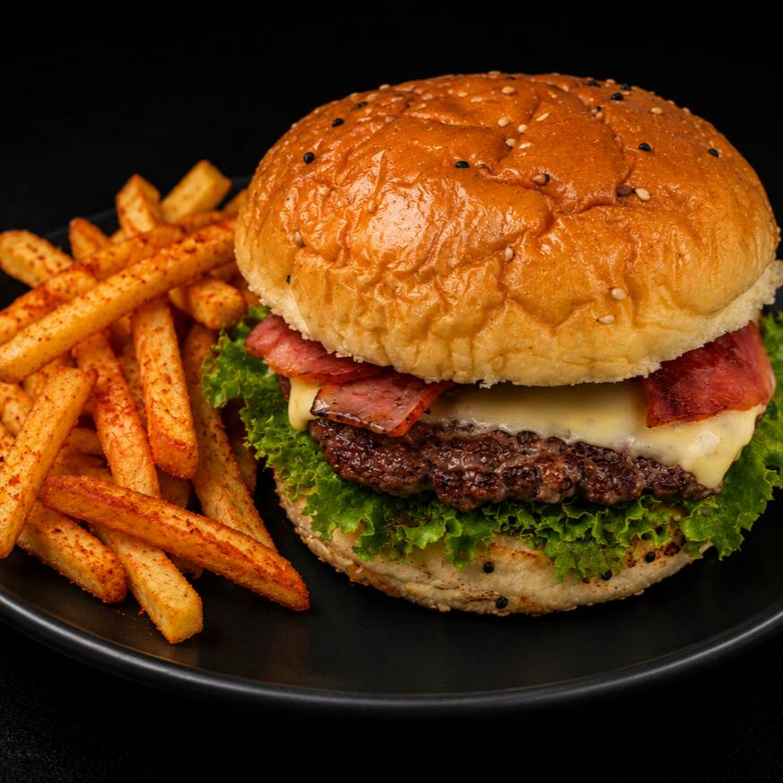 Hamburguesa Clasica + Papas a la Francesa
