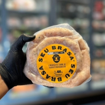 Linguiça de Frango com queijo coalho - Seu Brasa 400g