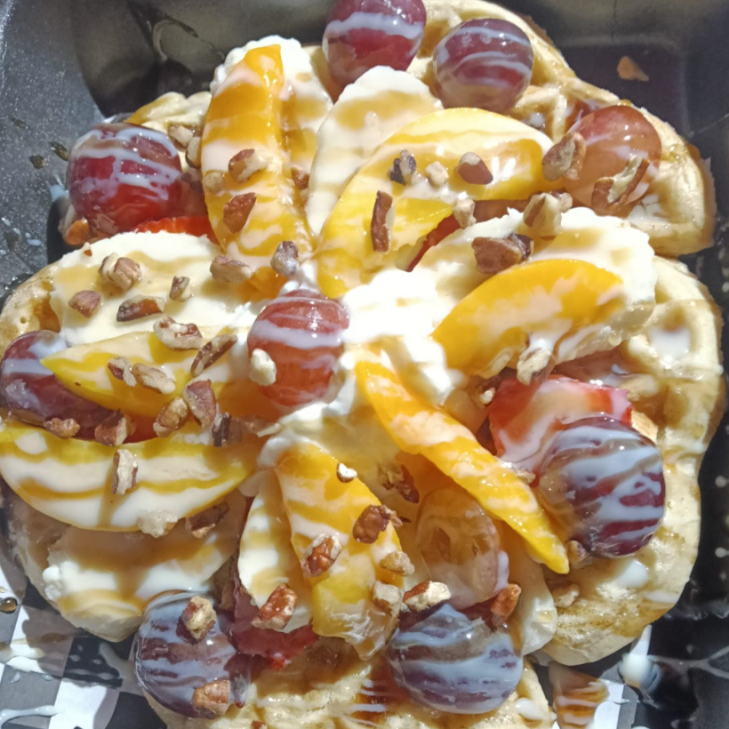 Waffle de Frutas