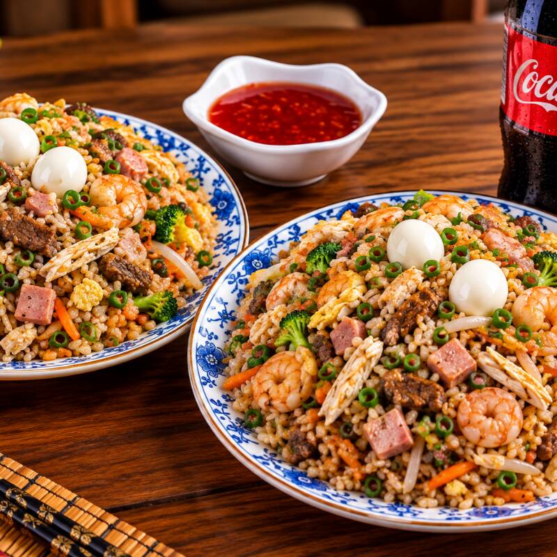 2x1 Arroz Chow Fan Super Especial + gaseosa 1.5