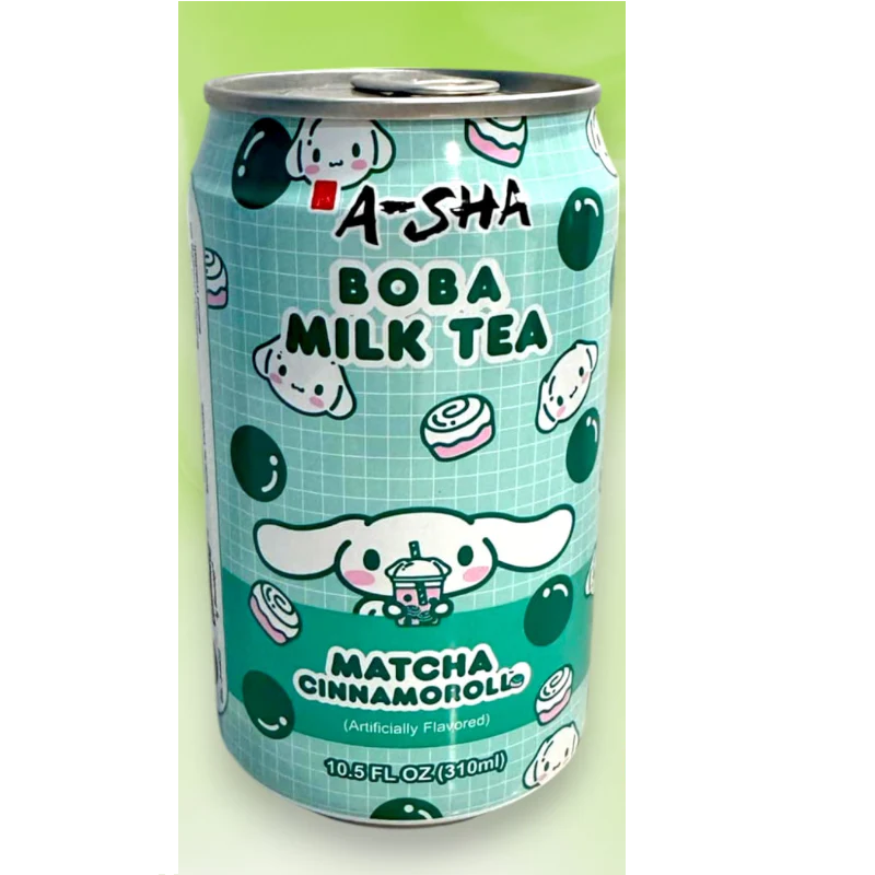 Boba Milk Tea Matcha - Cinnamon Roll