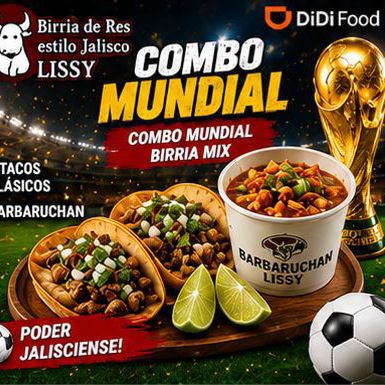 COMBO MUNDIAL BIRRIA MIX