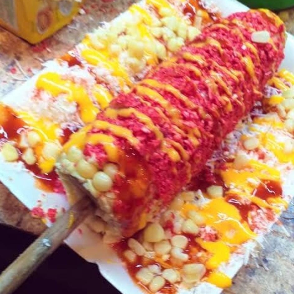 Elote flaming hot