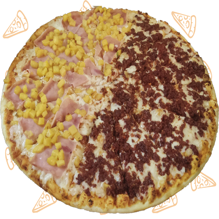 PIZZA POR MITADES