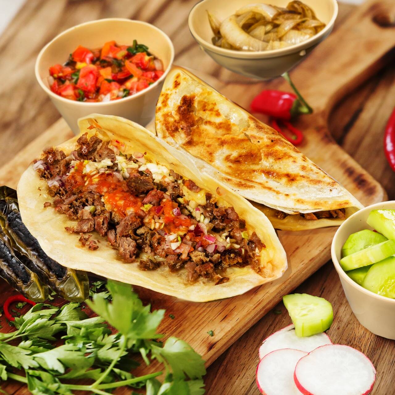Quesadilla de Harina de ASADA