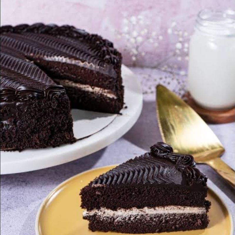 Rebanada de pastel de chocolate 🍫🍮