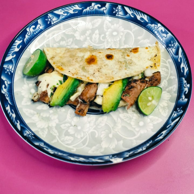 Taco de Harina de Arrachera