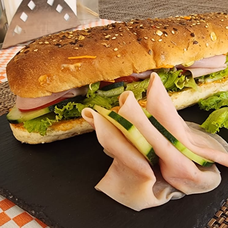 Baguette de Jamón de Pavo