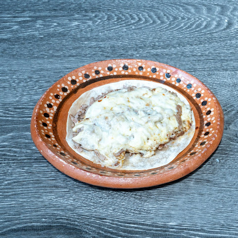 Taco de Bistec con Queso Harina