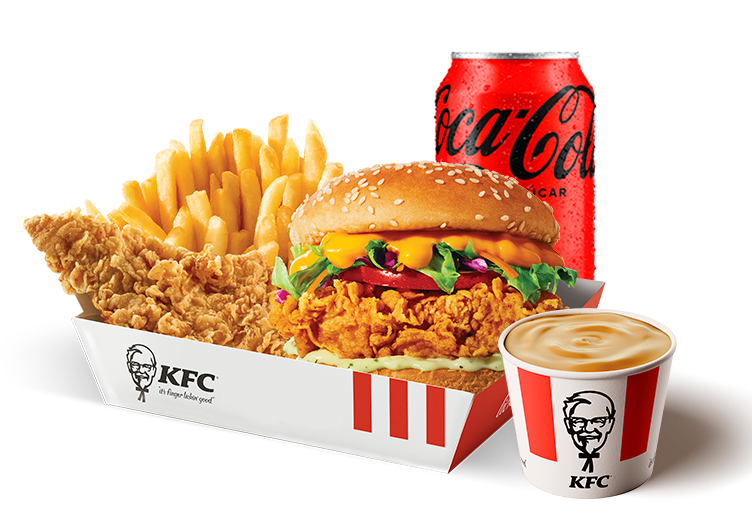 Crunch Salad + Batata Média + 1 Tira + 1 Molho 120g + Bebida