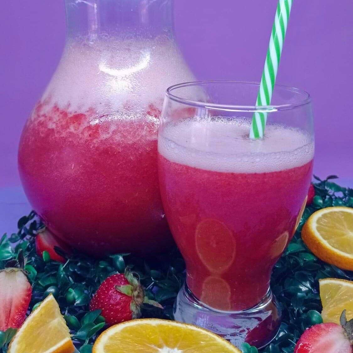 Agua de Fresa
