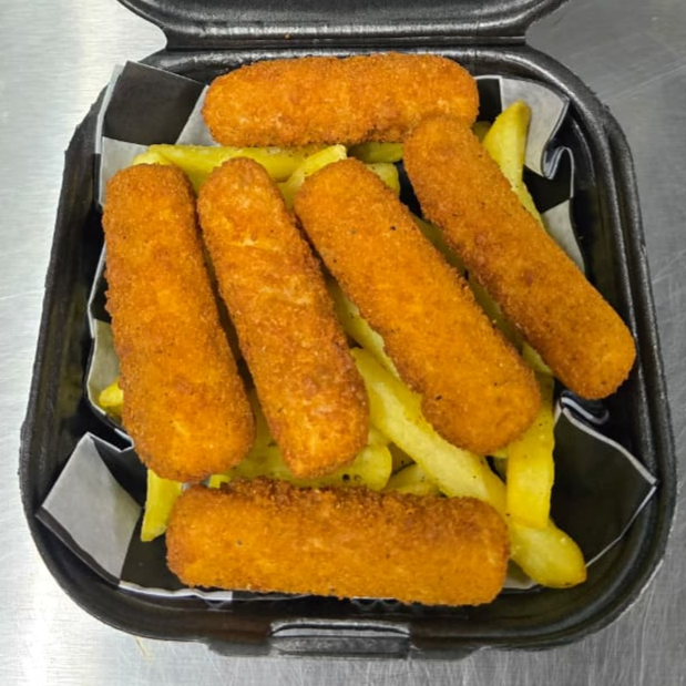 Dedos de Queso + Papas Fritas